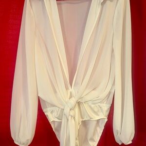 Elegant Cream Jumpsuit